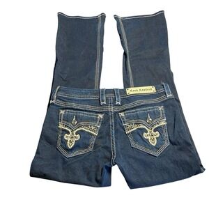 Rock Revival Yui Easy Boot Jeans Embellished Pockets Women's Tag Size 29
